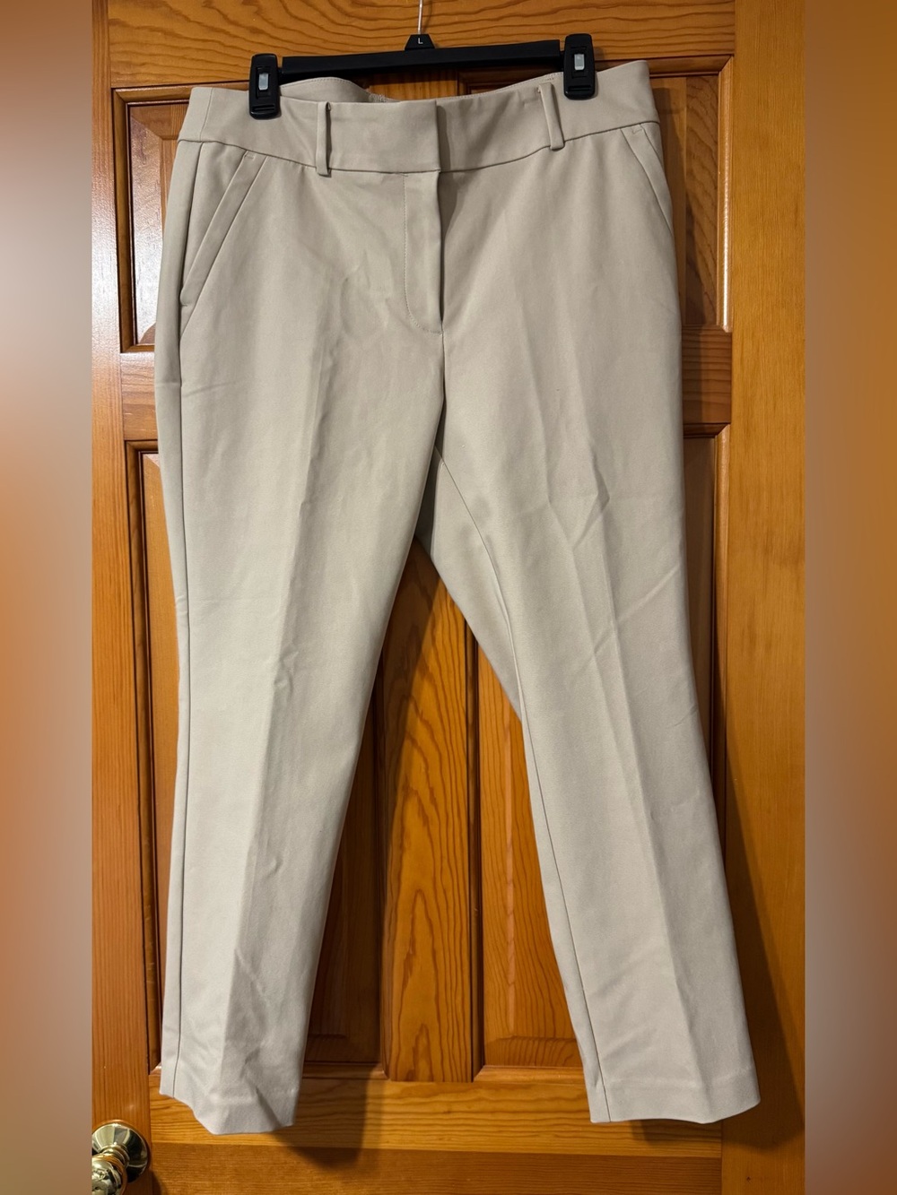 LOFT Tailored Light Cream Trousers 12P